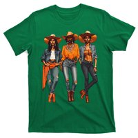 Black Cowgirl Western Rodeo Melanin Black History Texas T-Shirt