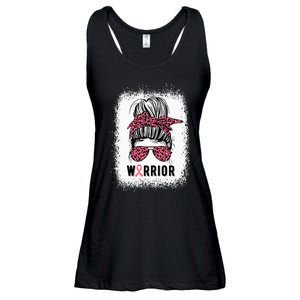 Breast Cancer Warrior Pink Ribbon Breast Cancer Awareness Ladies Essential Flowy Tank