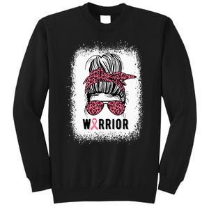 Breast Cancer Warrior Pink Ribbon Breast Cancer Awareness Tall Sweatshirt