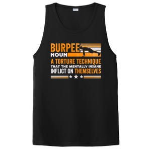 Burpee Calisthenics Workout Gift PosiCharge Competitor Tank