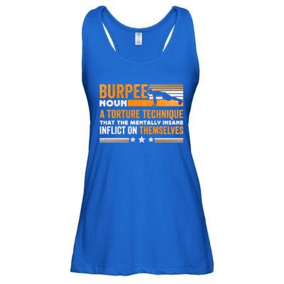 Burpee Calisthenics Workout Gift Ladies Essential Flowy Tank