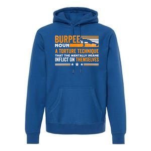 Burpee Calisthenics Workout Gift Premium Hoodie