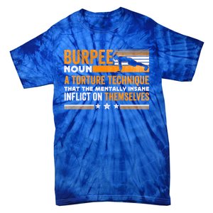 Burpee Calisthenics Workout Gift Tie-Dye T-Shirt