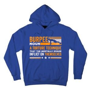 Burpee Calisthenics Workout Gift Tall Hoodie