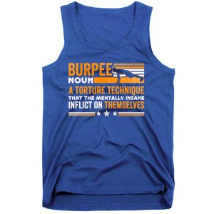 Burpee Calisthenics Workout Gift Tank Top