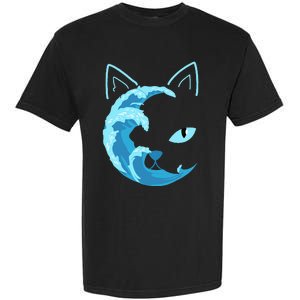 Blue Cats Wave For Kamala Funny Blue Wave Of Cat Ladies Garment-Dyed Heavyweight T-Shirt