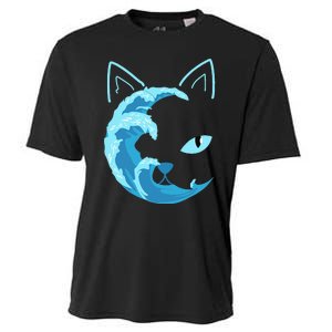 Blue Cats Wave For Kamala Funny Blue Wave Of Cat Ladies Cooling Performance Crew T-Shirt