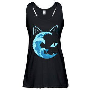 Blue Cats Wave For Kamala Funny Blue Wave Of Cat Ladies Ladies Essential Flowy Tank