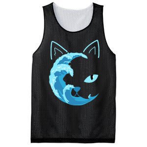 Blue Cats Wave For Kamala Funny Blue Wave Of Cat Ladies Mesh Reversible Basketball Jersey Tank