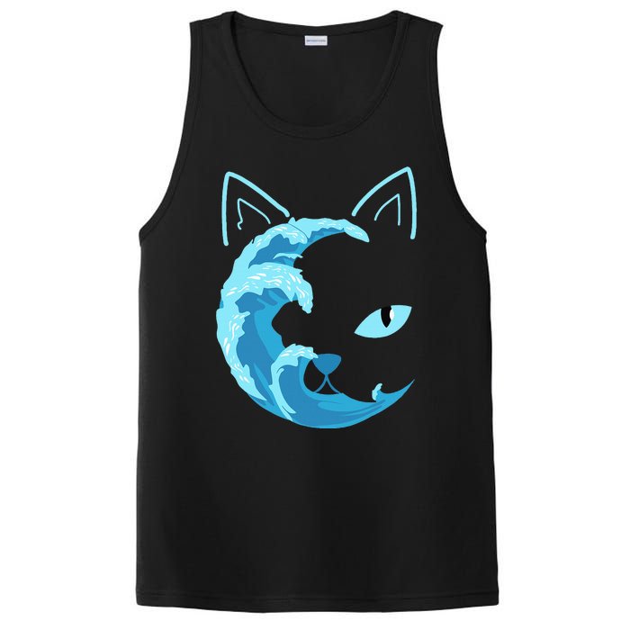 Blue Cats Wave For Kamala Funny Blue Wave Of Cat Ladies PosiCharge Competitor Tank