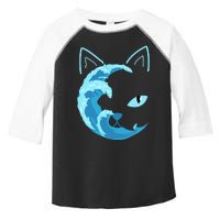 Blue Cats Wave For Kamala Funny Blue Wave Of Cat Ladies Toddler Fine Jersey T-Shirt