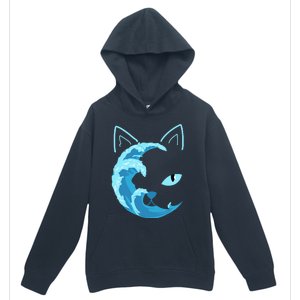 Blue Cats Wave For Kamala Funny Blue Wave Of Cat Ladies Urban Pullover Hoodie