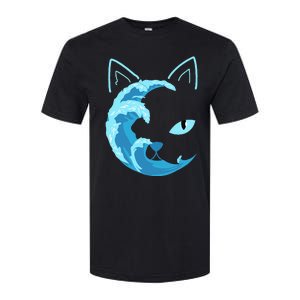 Blue Cats Wave For Kamala Funny Blue Wave Of Cat Ladies Softstyle CVC T-Shirt