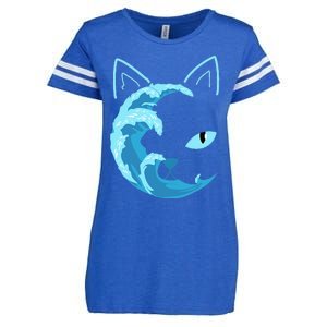 Blue Cats Wave For Kamala Funny Blue Wave Of Cat Ladies Enza Ladies Jersey Football T-Shirt