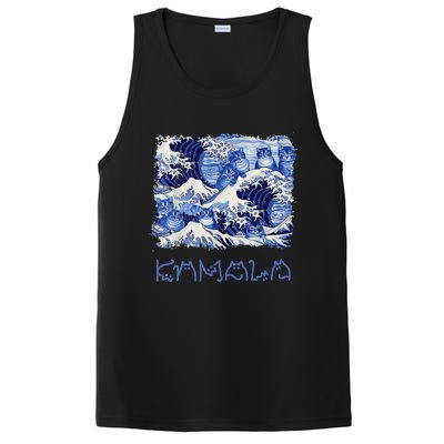 Blue Cats Wave Childless Cat Lady For Kama 2024 PosiCharge Competitor Tank