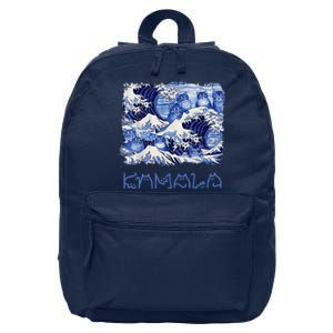 Blue Cats Wave Childless Cat Lady For Kama 2024 16 in Basic Backpack