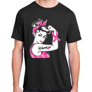 Breast Cancer Warrior Pink Ribbon Breast Cancer Awareness Adult ChromaSoft Performance T-Shirt