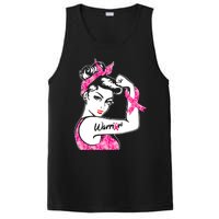 Breast Cancer Warrior Pink Ribbon Breast Cancer Awareness PosiCharge Competitor Tank