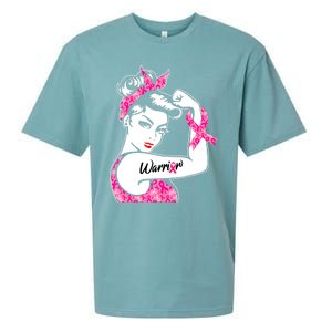 Breast Cancer Warrior Pink Ribbon Breast Cancer Awareness Sueded Cloud Jersey T-Shirt