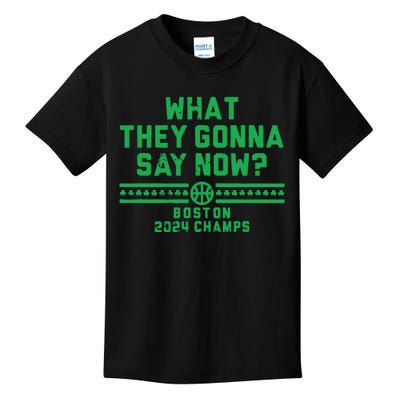 Boston Champs What They Gonna Say Now Kids T-Shirt