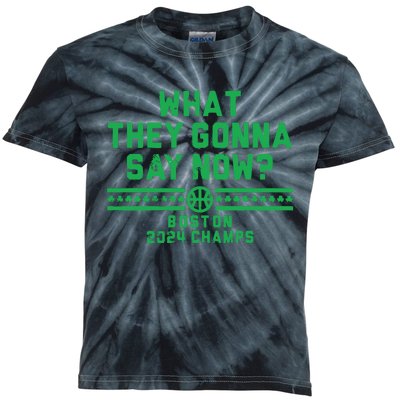 Boston Champs What They Gonna Say Now Kids Tie-Dye T-Shirt