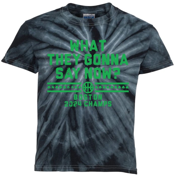 Boston Champs What They Gonna Say Now Kids Tie-Dye T-Shirt