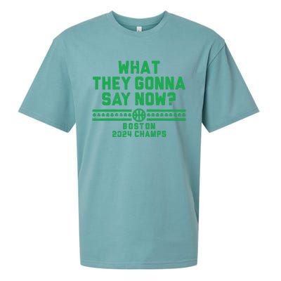 Boston Champs What They Gonna Say Now Sueded Cloud Jersey T-Shirt