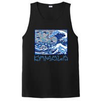 Blue Cats Wave Childless Cat Lady For Kama 2024 PosiCharge Competitor Tank