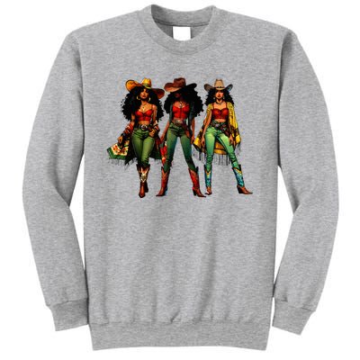 Black Cowgirl Western Rodeo Melanin Juneteenth Sweatshirt