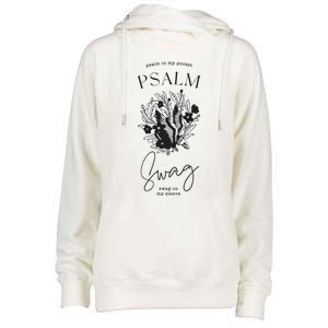 Boho Christian Women Psalm Swag Faithbased Jesus Graphic Womens Funnel Neck Pullover Hood