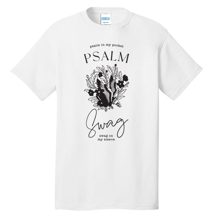 Boho Christian Women Psalm Swag Faithbased Jesus Graphic Tall T-Shirt