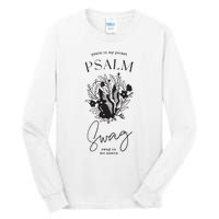 Boho Christian Women Psalm Swag Faithbased Jesus Graphic Tall Long Sleeve T-Shirt