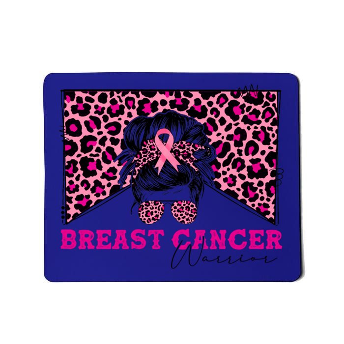 Breast Cancer Warrior Leopard Country Mama Western Pink Gift Mousepad