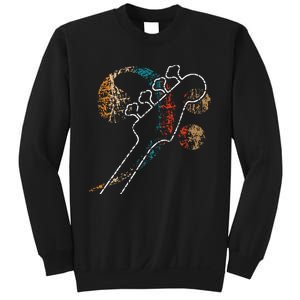 Bass Clef With Bassguitar Double Band Orchestra Sweatshirt