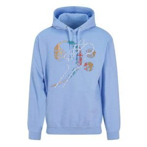 Bass Clef With Bassguitar Double Band Orchestra Unisex Surf Hoodie