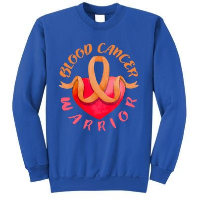 Blood Cancer Warrior Lymphoma Myeloma And Leukemia Awareness Gift Sweatshirt