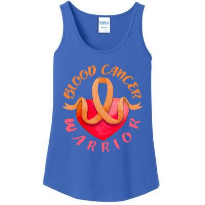 Blood Cancer Warrior Lymphoma Myeloma And Leukemia Awareness Gift Ladies Essential Tank