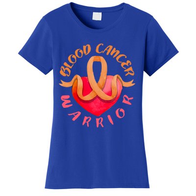 Blood Cancer Warrior Lymphoma Myeloma And Leukemia Awareness Gift Women's T-Shirt