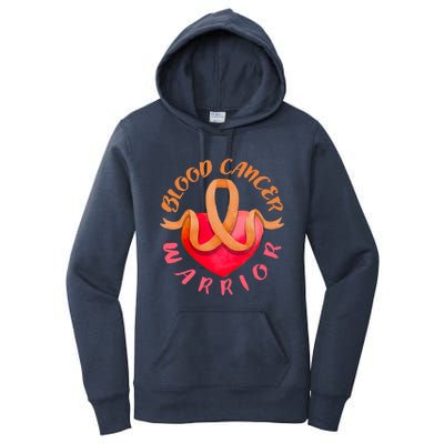 Blood Cancer Warrior Lymphoma Myeloma And Leukemia Awareness Gift Women's Pullover Hoodie