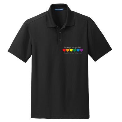 Be Careful Who You Hate It Could Be Someone You Love Dry Zone Grid Polo