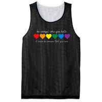 Be Careful Who You Hate It Could Be Someone You Love Mesh Reversible Basketball Jersey Tank