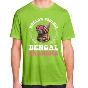 Bengal Cat WolrdS Coolest Bengal Grandma Cat Granny Gift Adult ChromaSoft Performance T-Shirt