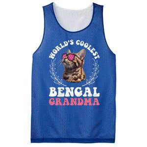 Bengal Cat WolrdS Coolest Bengal Grandma Cat Granny Gift Mesh Reversible Basketball Jersey Tank