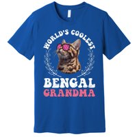 Bengal Cat WolrdS Coolest Bengal Grandma Cat Granny Gift Premium T-Shirt