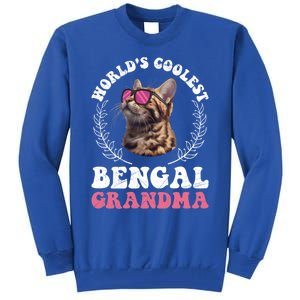 Bengal Cat WolrdS Coolest Bengal Grandma Cat Granny Gift Tall Sweatshirt