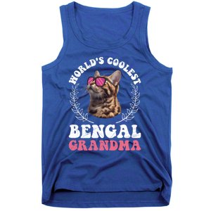 Bengal Cat WolrdS Coolest Bengal Grandma Cat Granny Gift Tank Top