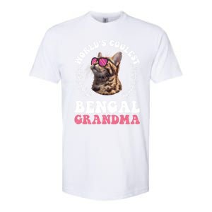 Bengal Cat WolrdS Coolest Bengal Grandma Cat Granny Gift Softstyle CVC T-Shirt