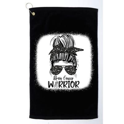 Brain Cancer Warrior Gift Golf Towel