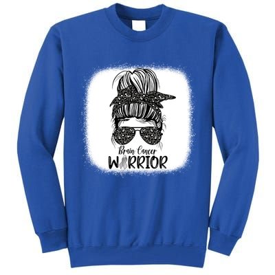 Brain Cancer Warrior Gift Tall Sweatshirt
