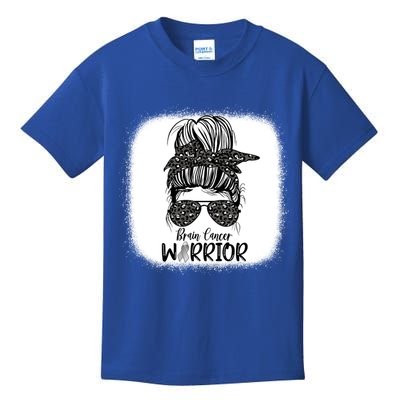 Brain Cancer Warrior Gift Kids T-Shirt